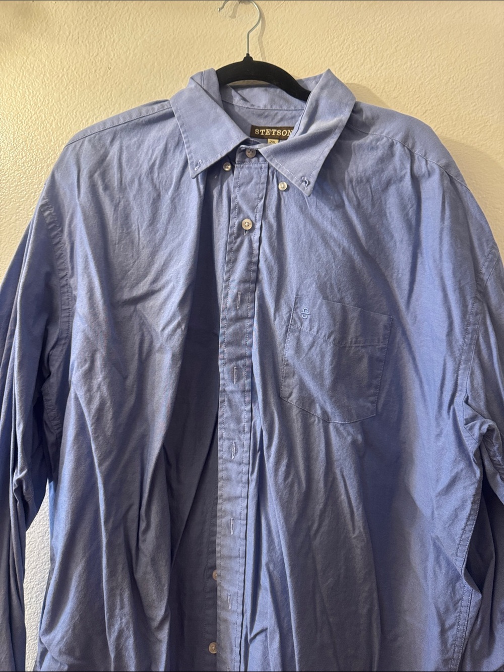 Stetson Light Blue Casual Button-Down Shirt